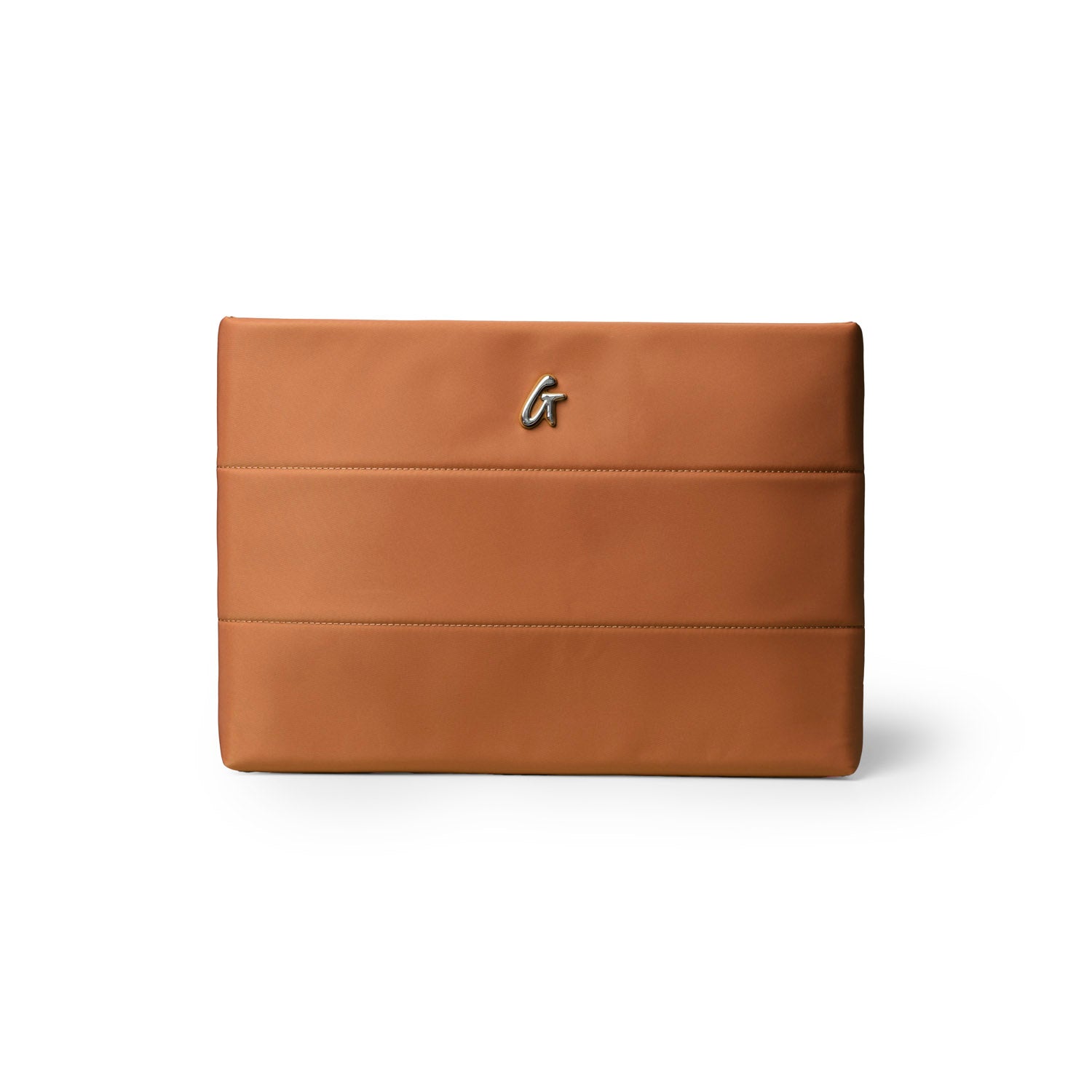 NYLON LAPTOP SLEEVE - BROWN