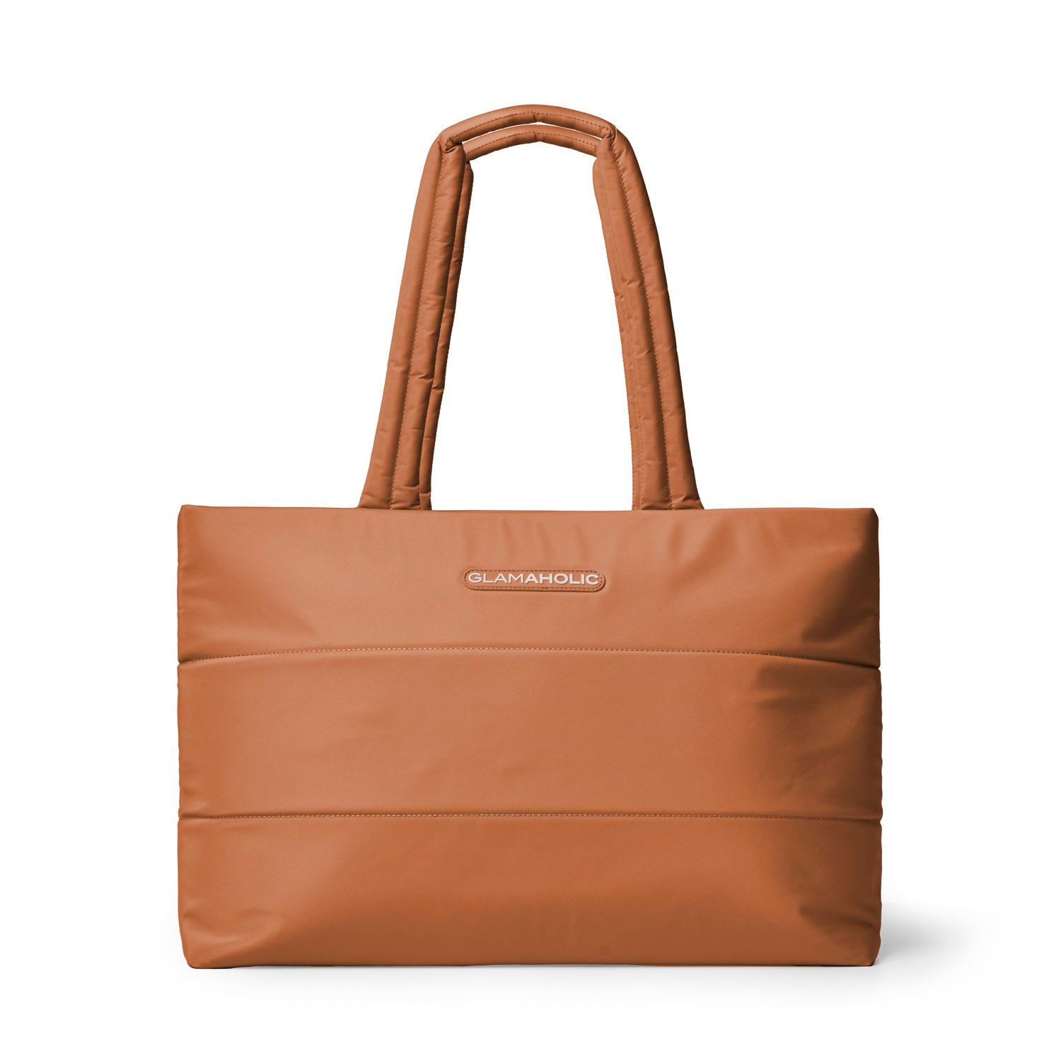 ATHLETIC NYLON TOTE - BROWN