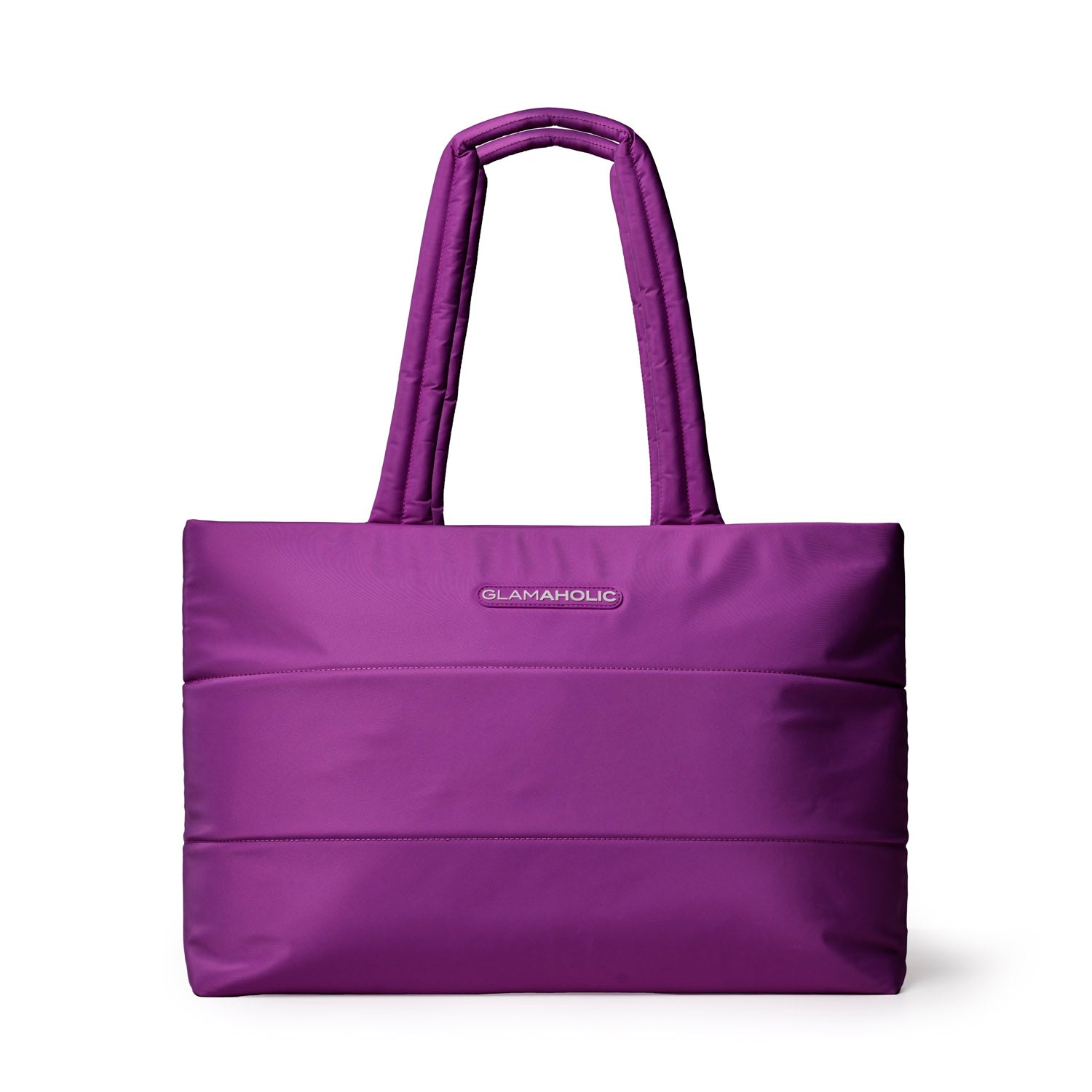 ATHLETIC NYLON TOTE - PURPLE