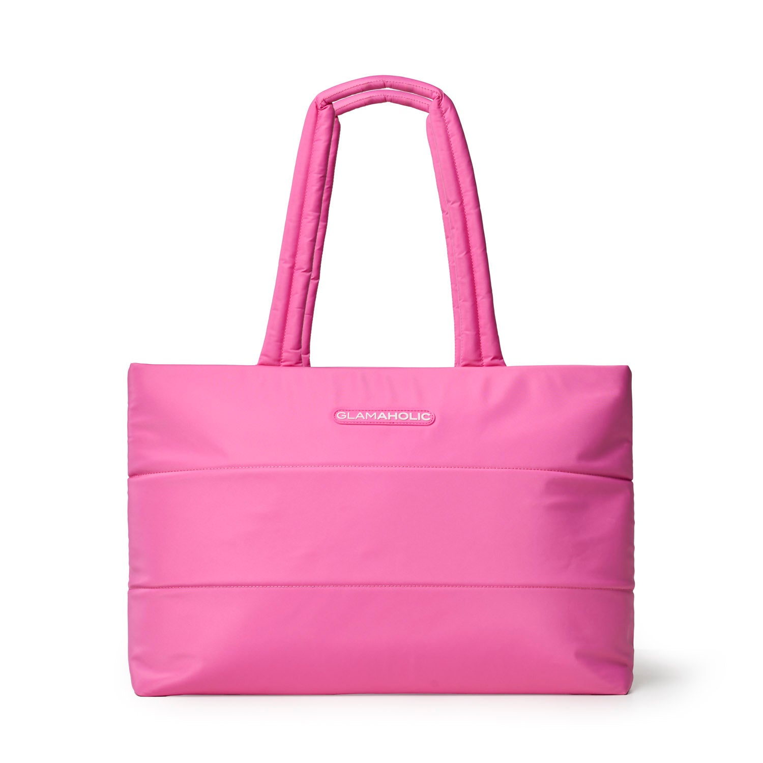 ATHLETIC NYLON TOTE - HOT PINK