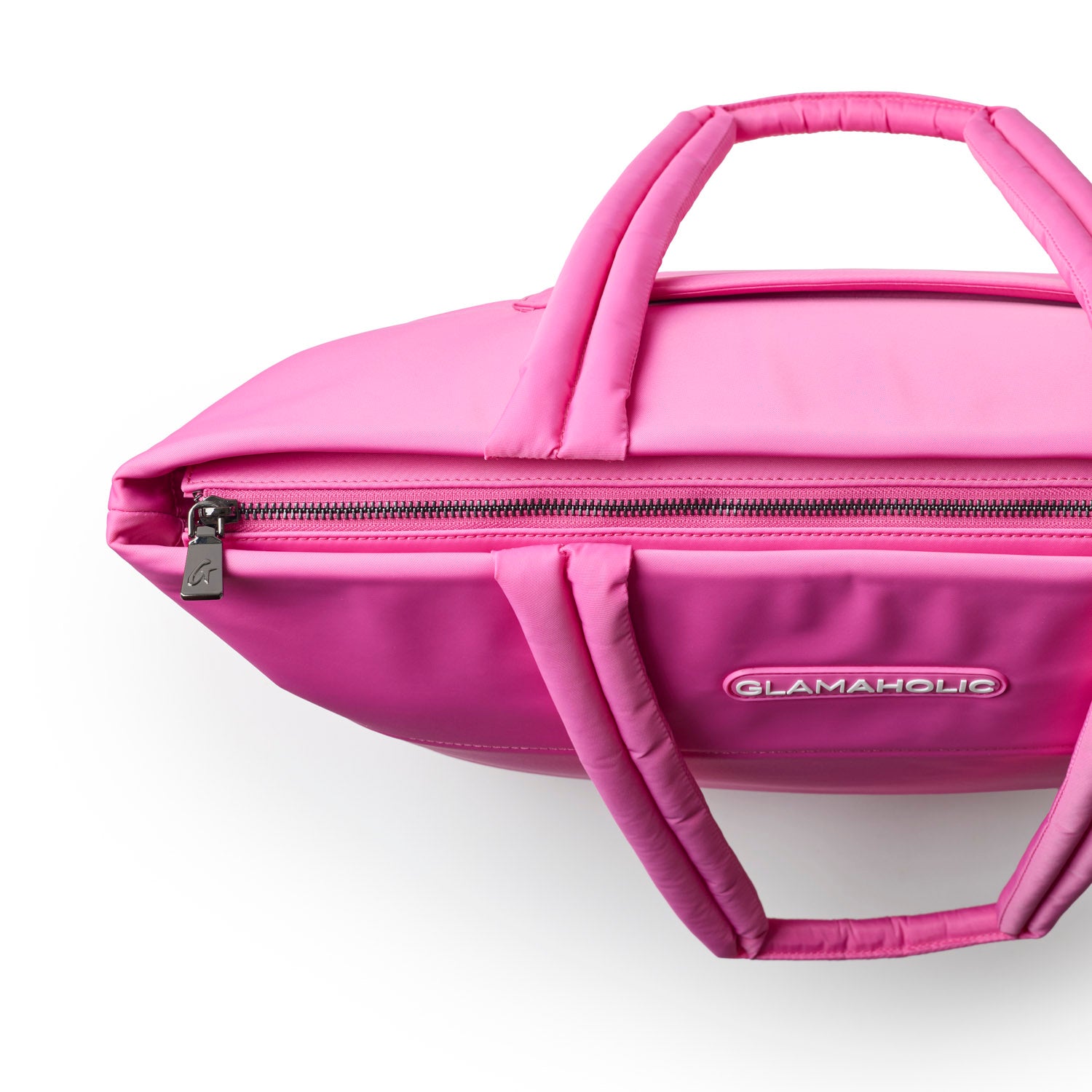 ATHLETIC NYLON TOTE - HOT PINK