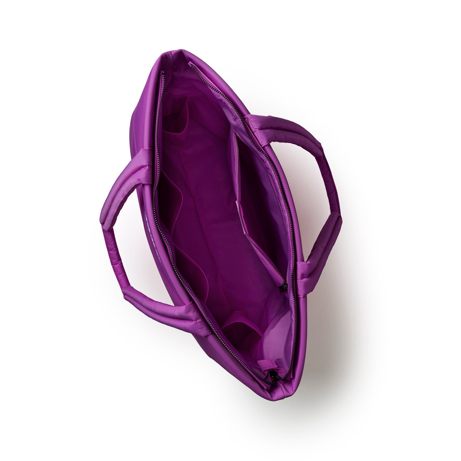 ATHLETIC NYLON TOTE - PURPLE