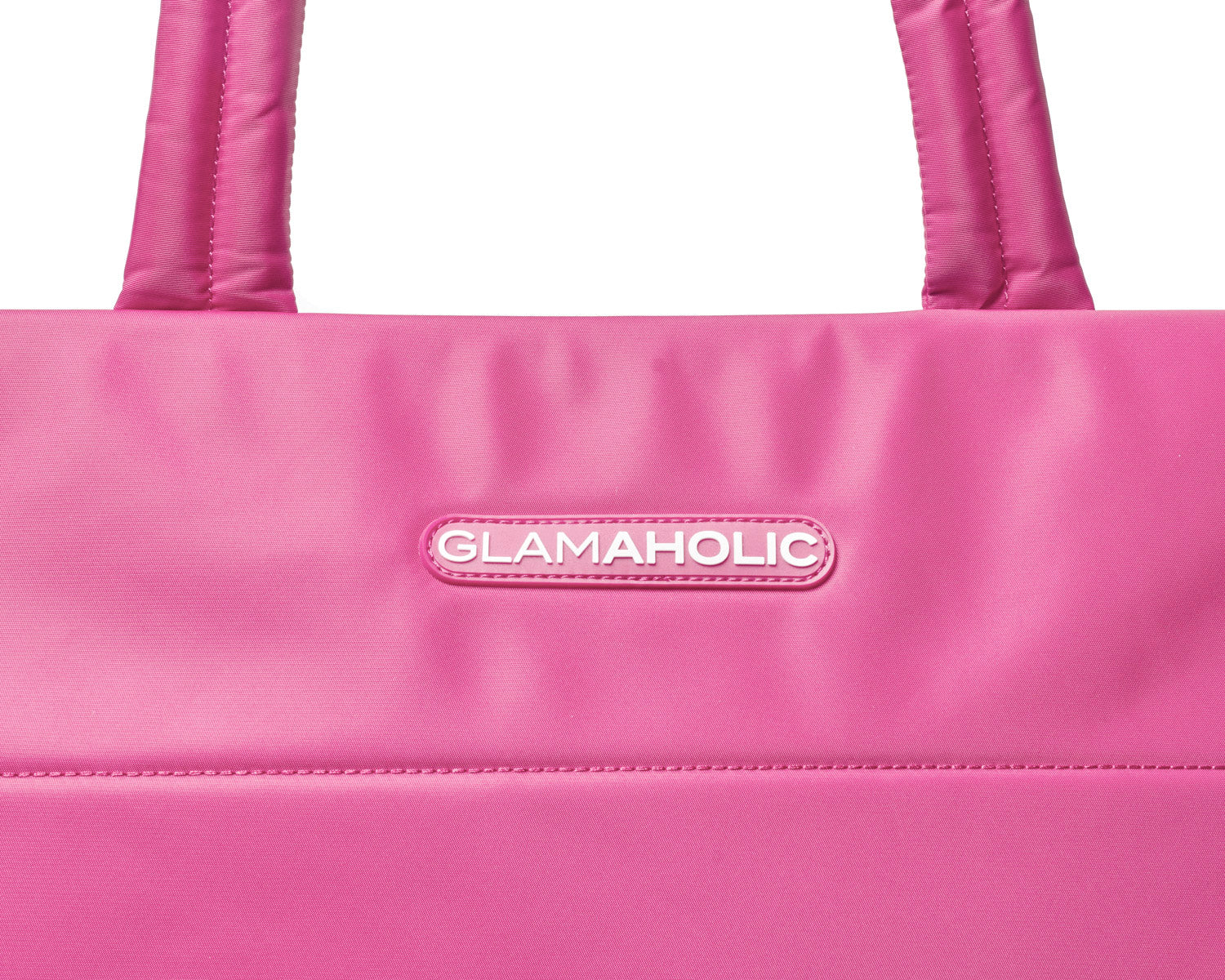 ATHLETIC NYLON TOTE - HOT PINK