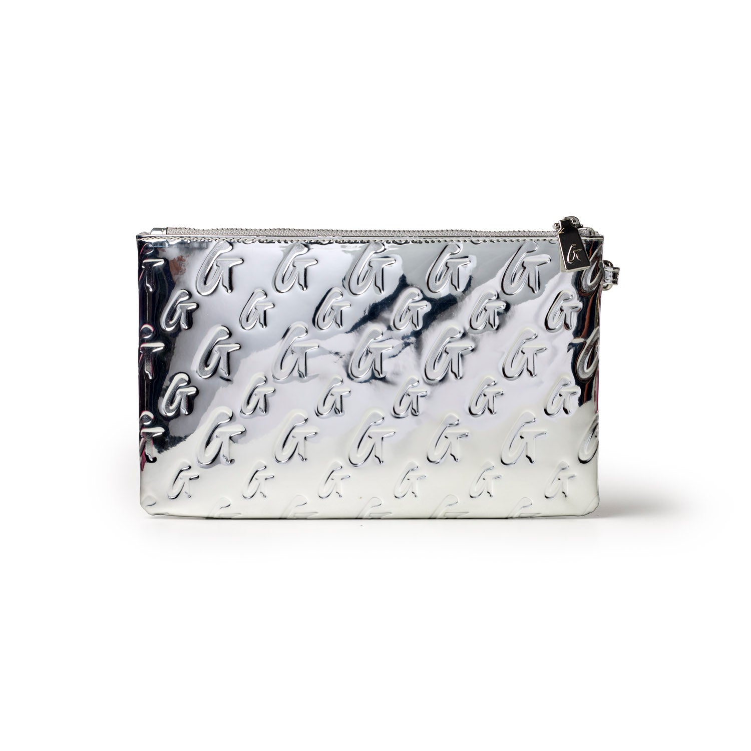 METALLIC MONOGRAM WRISTLET - METALLIC SILVER