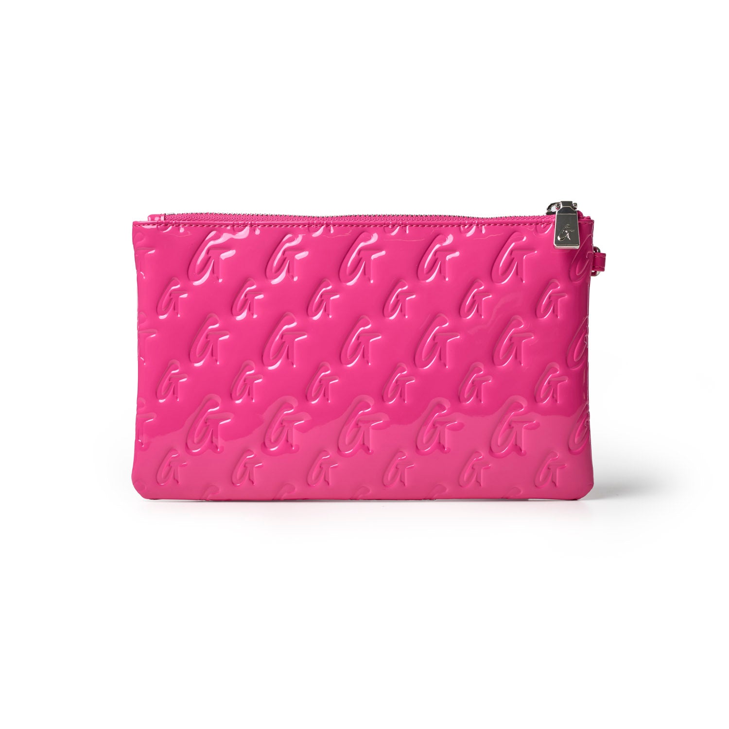 MONOGRAM WRISTLET - MIRROR HOT PINK