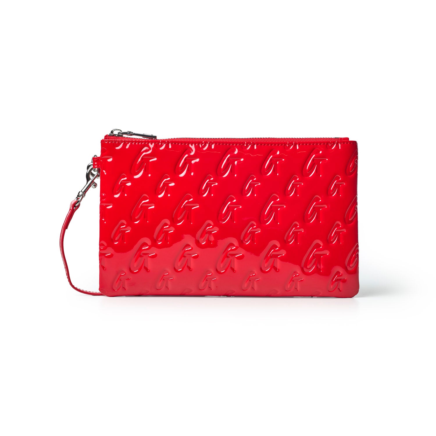 MONOGRAM WRISTLET - MIRROR RED