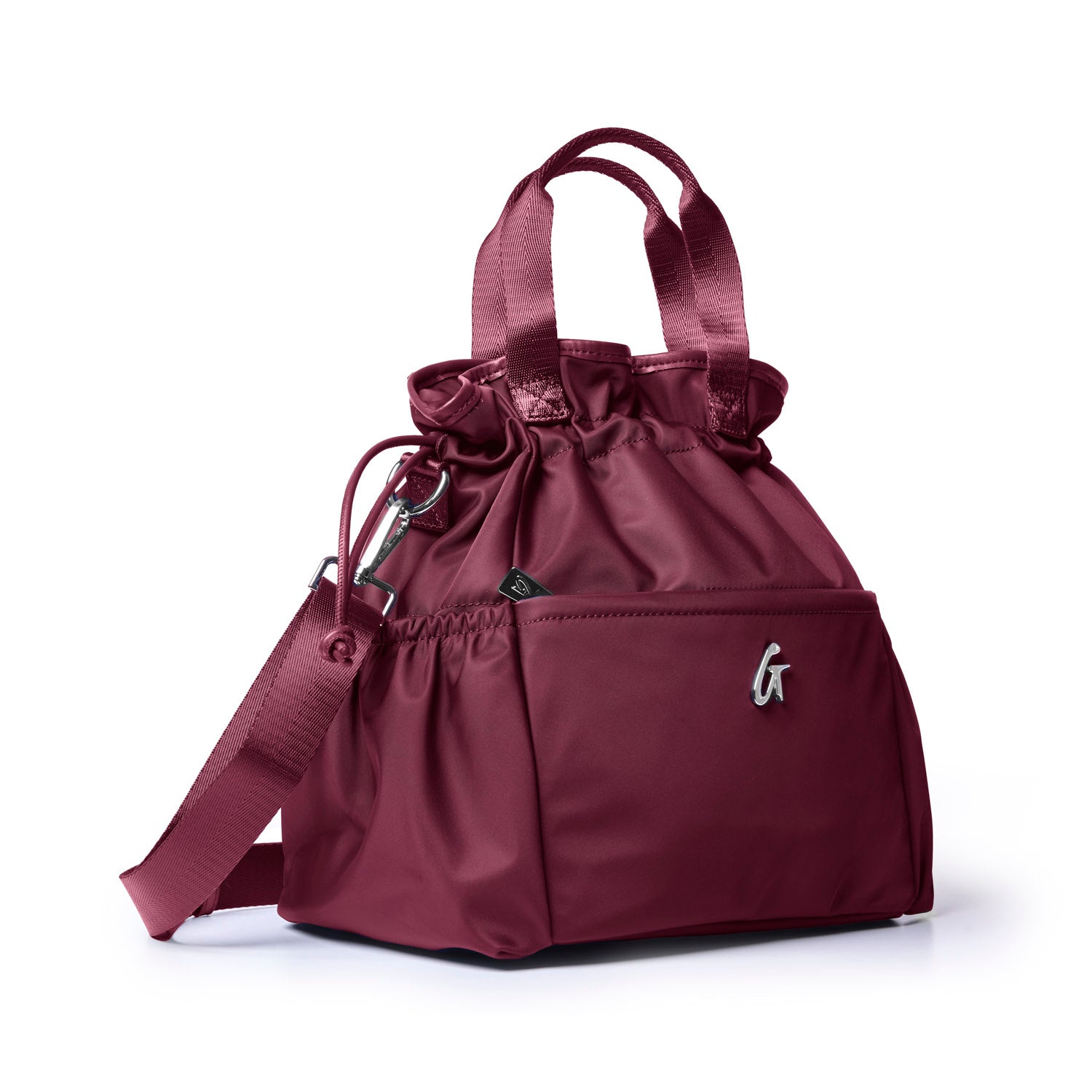 NYLON LUNCH BAG - BURGUNDY