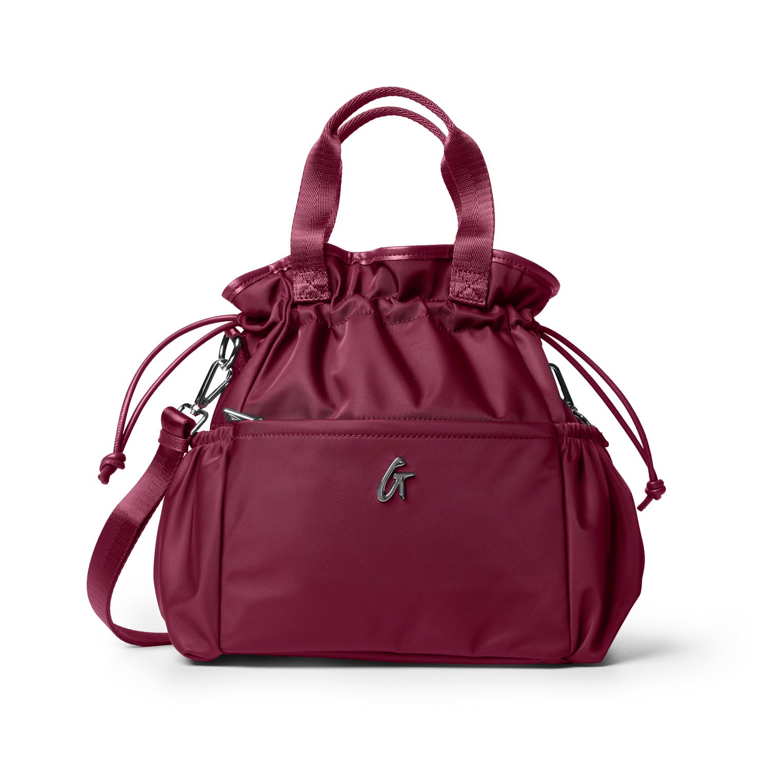 NYLON LUNCH BAG - BURGUNDY