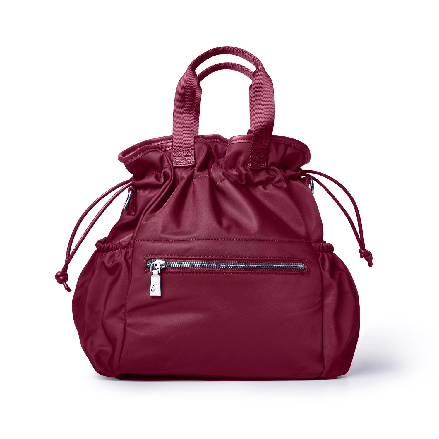 NYLON LUNCH BAG - BURGUNDY