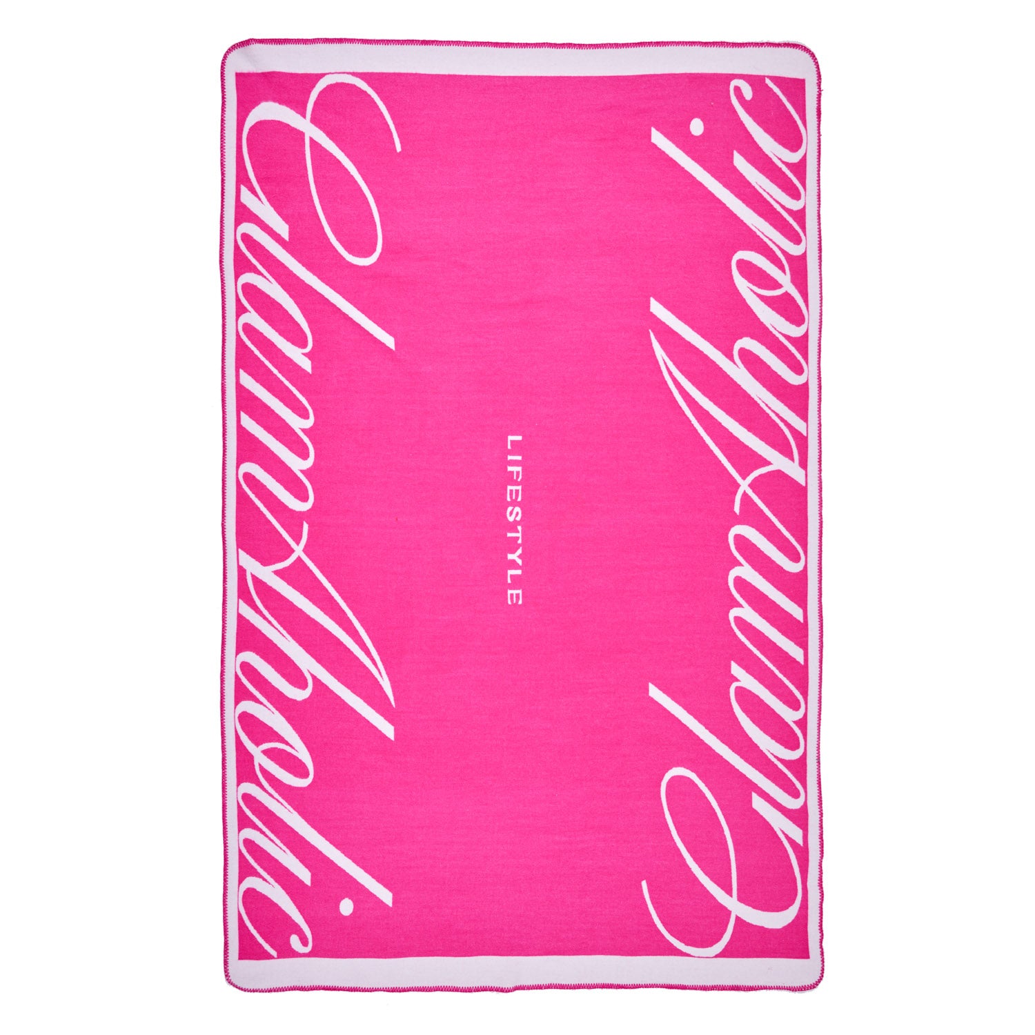 LUXE THROW BLANKET HOT PINK