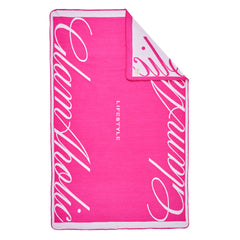 LUXE THROW BLANKET HOT PINK