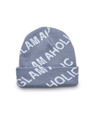 GLAM-AHOLIC LIFESTYLE BEANIE GRAY