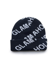 GLAM-AHOLIC LIFESTYLE BEANIE BLACK