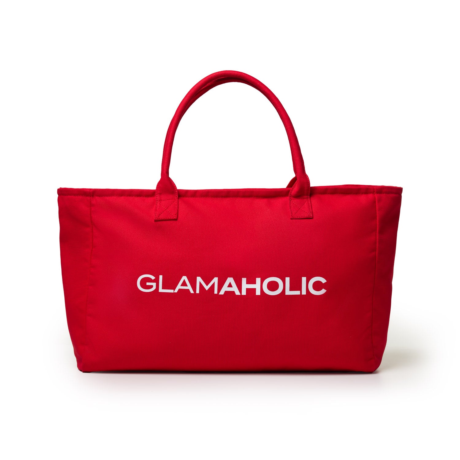 ATHLETIC CANVAS TOTE - RED