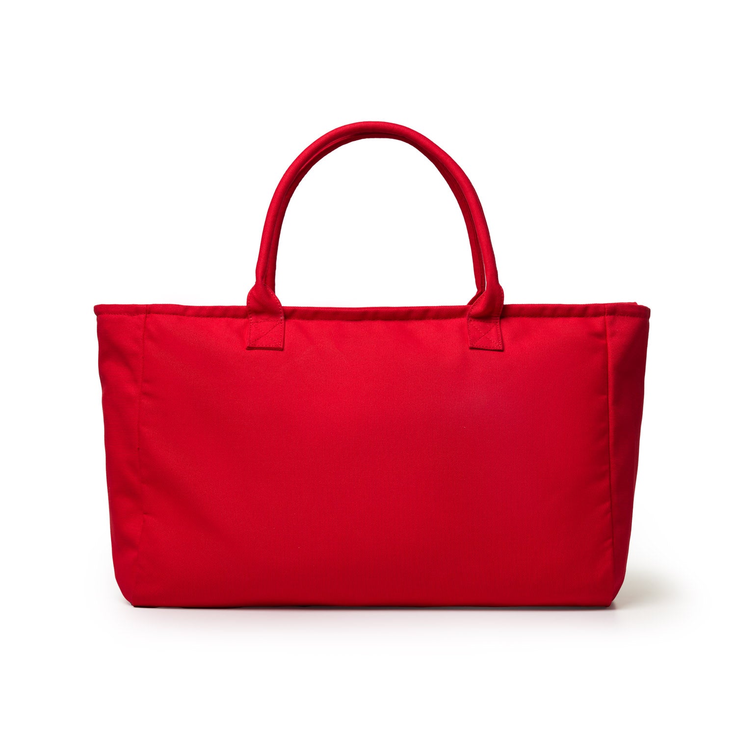 ATHLETIC CANVAS TOTE - RED