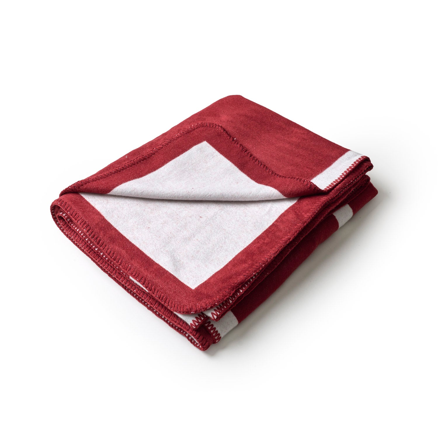 CLASSIC THROW BLANKET - BURGUNDY
