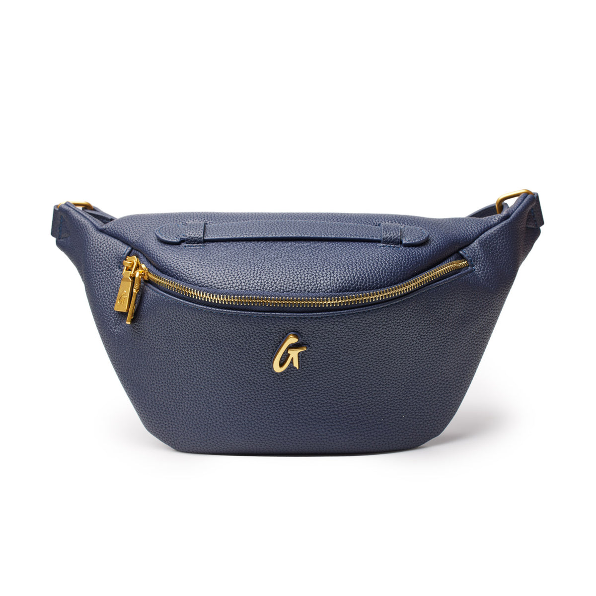 Navy buy and denim fanny pack