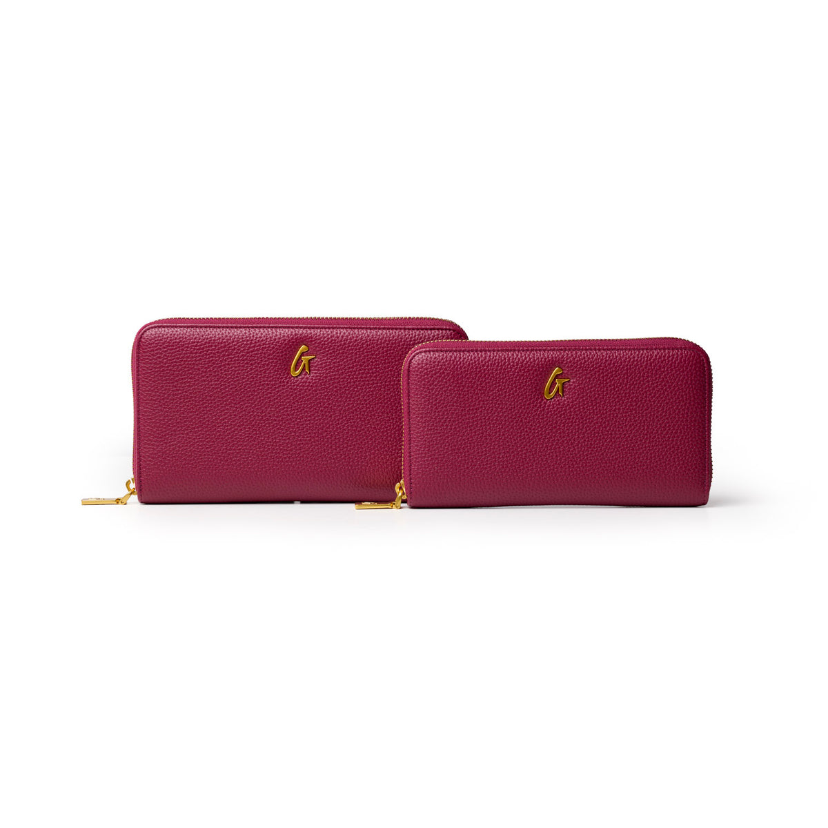 STANDARD PEBBLE WALLET - BURGUNDY