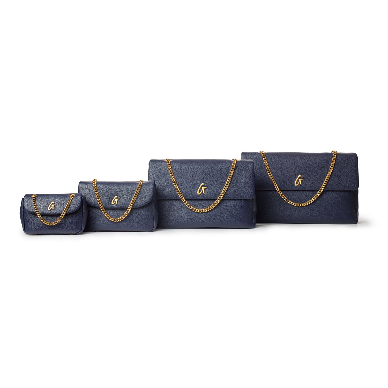 PEBBLE MINI FLAP BAG NAVY