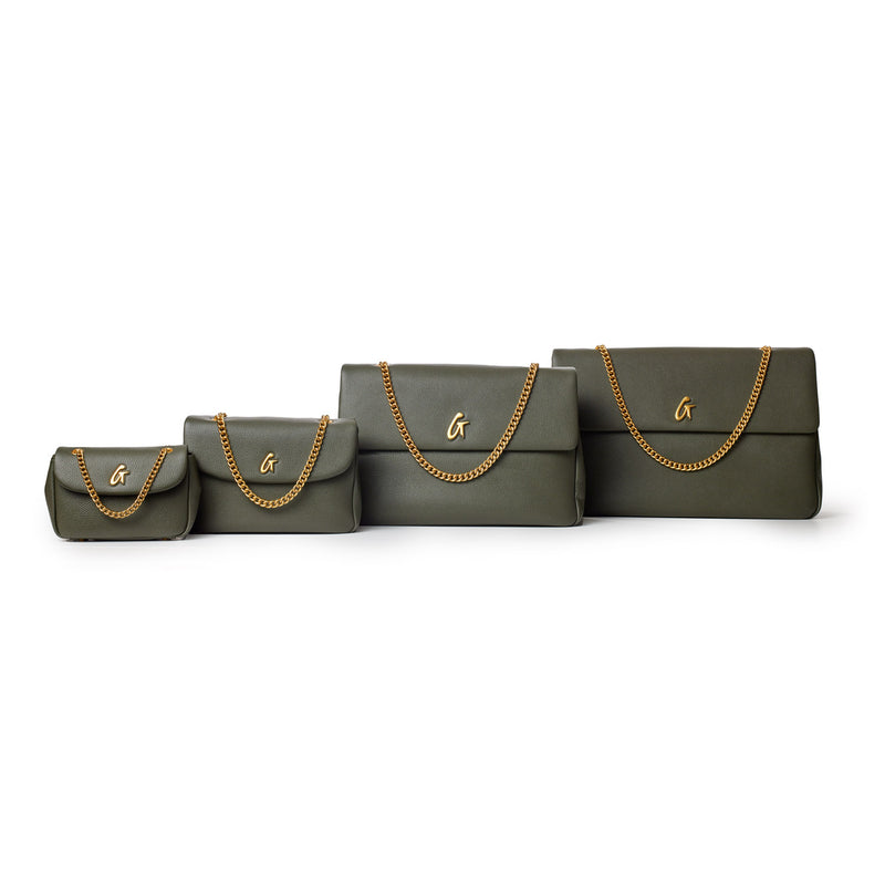 Oakridge Leather Ladies Pebble Purse – RFID Protected Flap Over Coin Purse With Card Slots