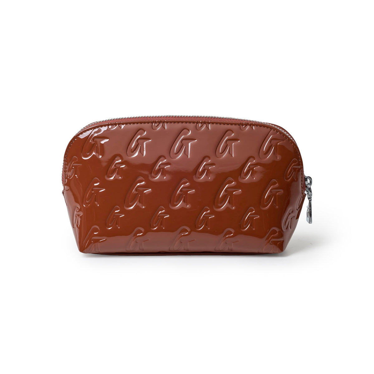 MONOGRAM COSMETIC POUCH - MIRROR BROWN