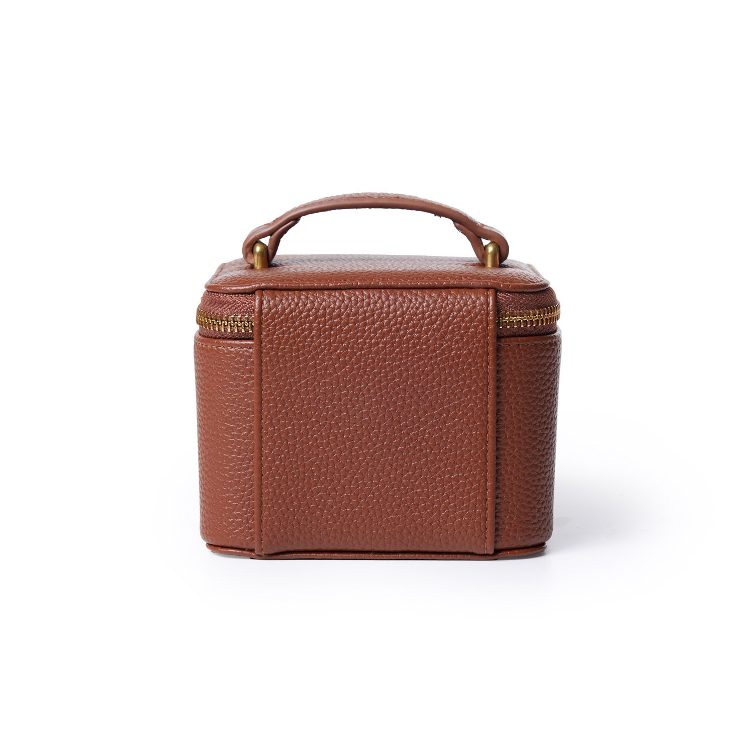 PEBBLE JEWELRY CASE - BROWN