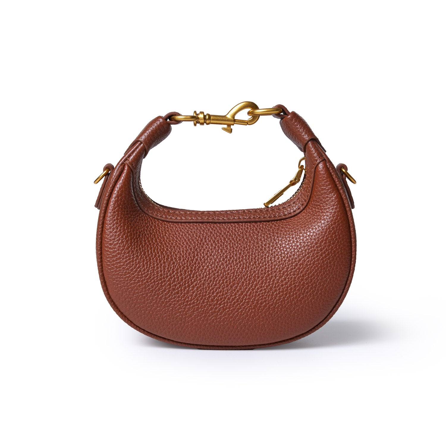 brown leather hobo backpack Nano Pebble Hobo Bag | Glam-Aholic Lifestyle | Brown | Vegan Leather | Nano