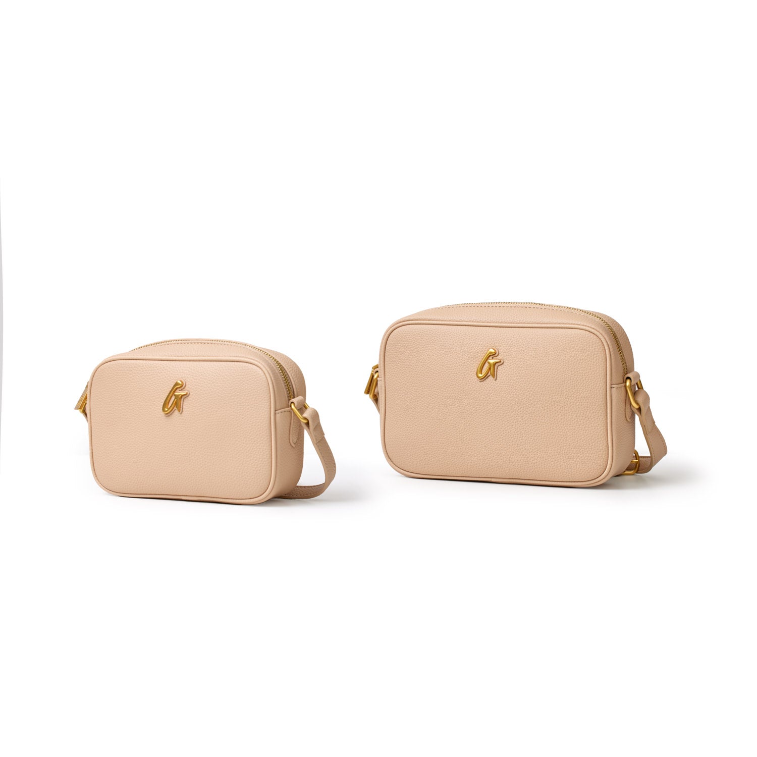 STANDARD PEBBLE CAMERA BAG - NUDE