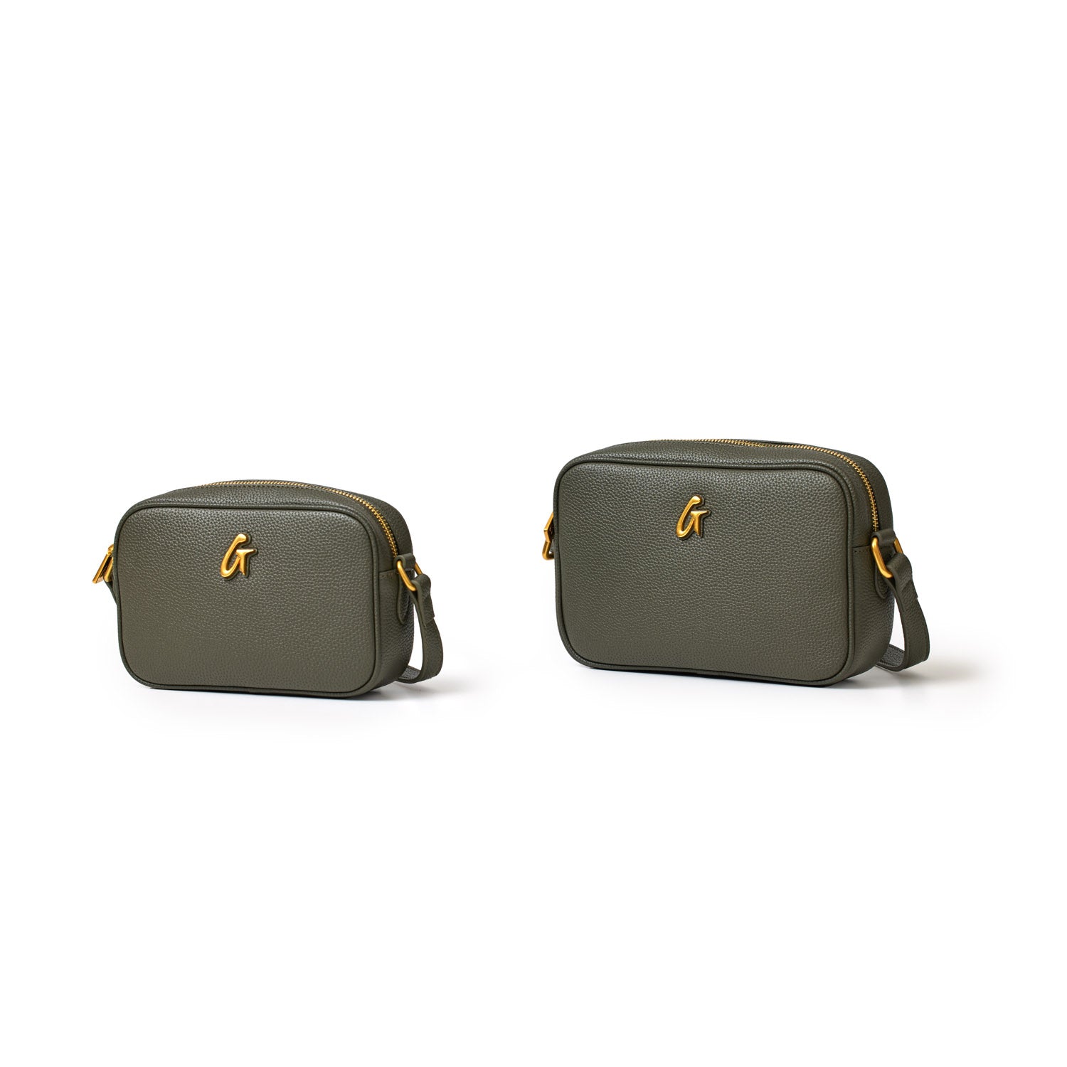 PEBBLE CAMERA BAG OLIVE GREEN