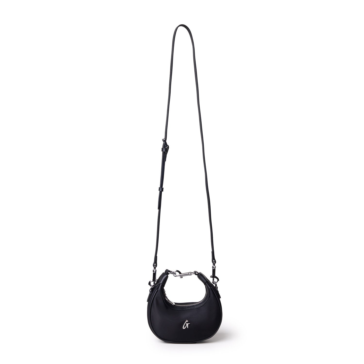 Nano Nylon Hobo Bag - Black | Water-Resistant | Lightweight