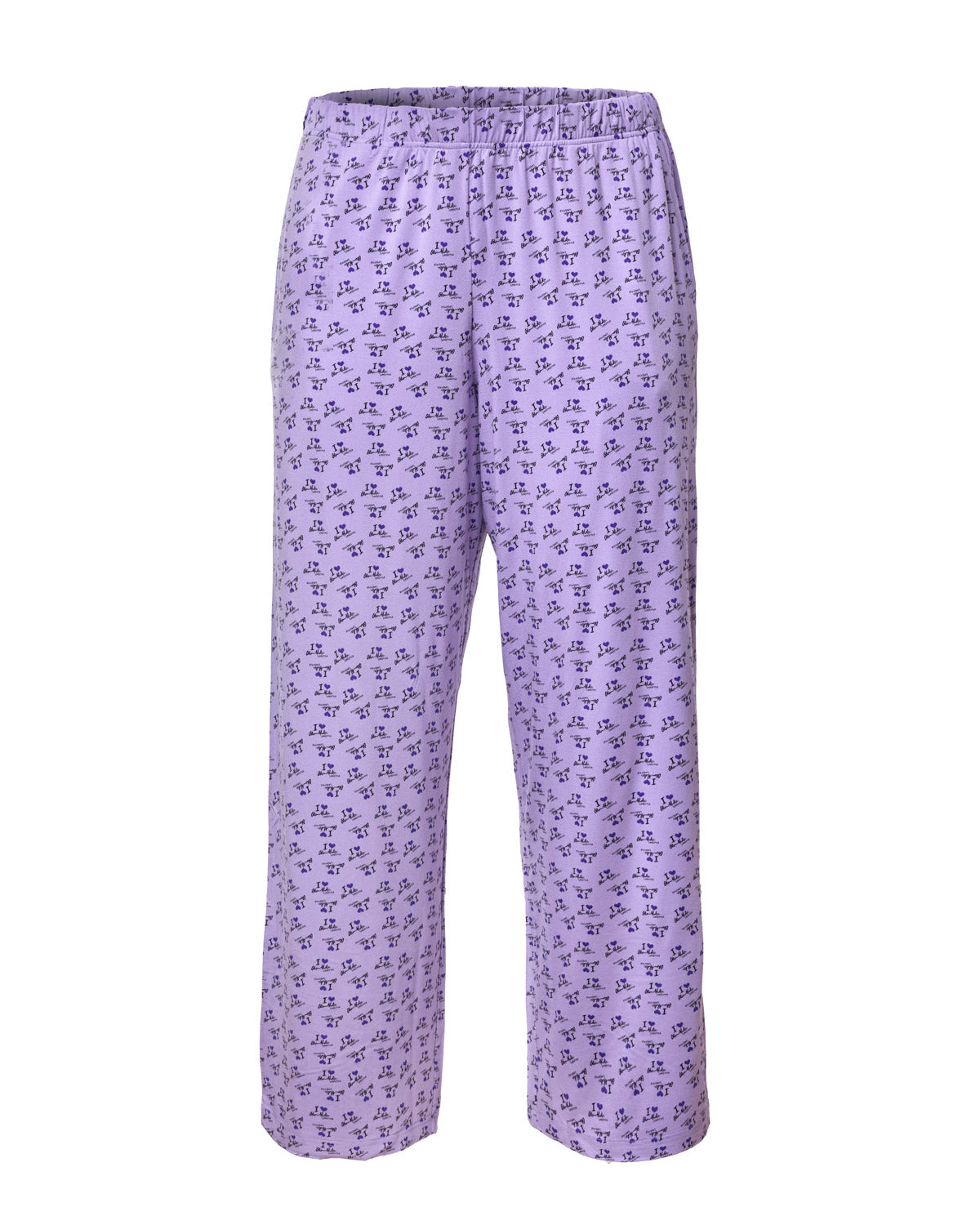 Ka na ta always pajama pants パープル I Love Gal Pajamas Standard | Purple | Cozy Button-Down Top