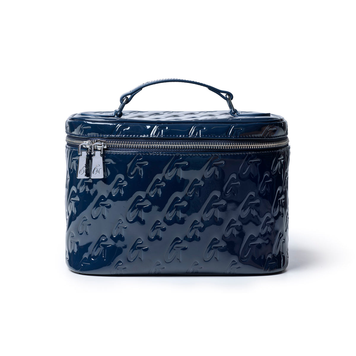 LARGE MONOGRAM TOILETRY BAG - MIRROR NAVY
