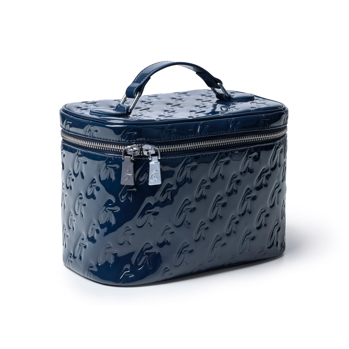 LARGE MONOGRAM TOILETRY BAG - MIRROR NAVY