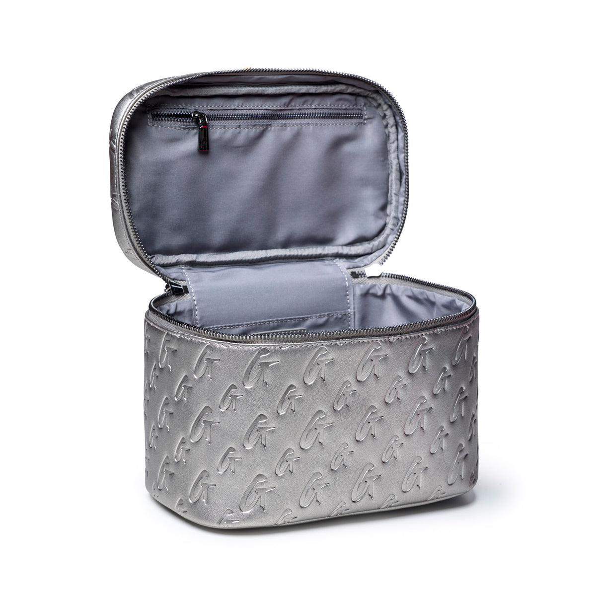 LARGE MONOGRAM TOILETRY BAG - PLATINUM