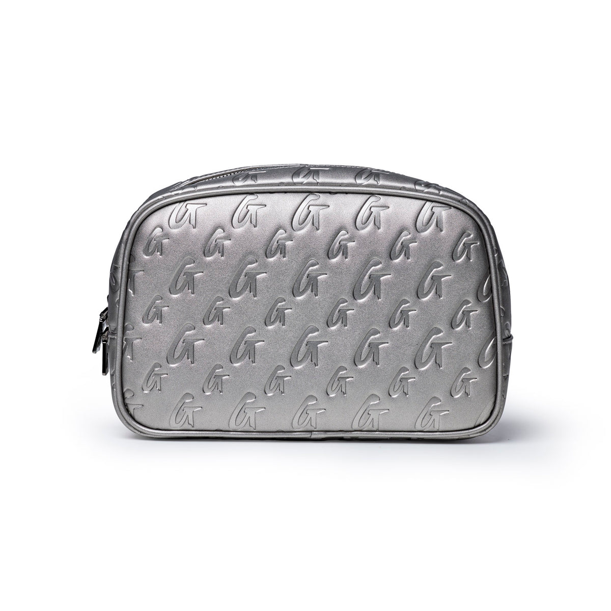SMALL MONOGRAM TOILETRY BAG - PLATINUM