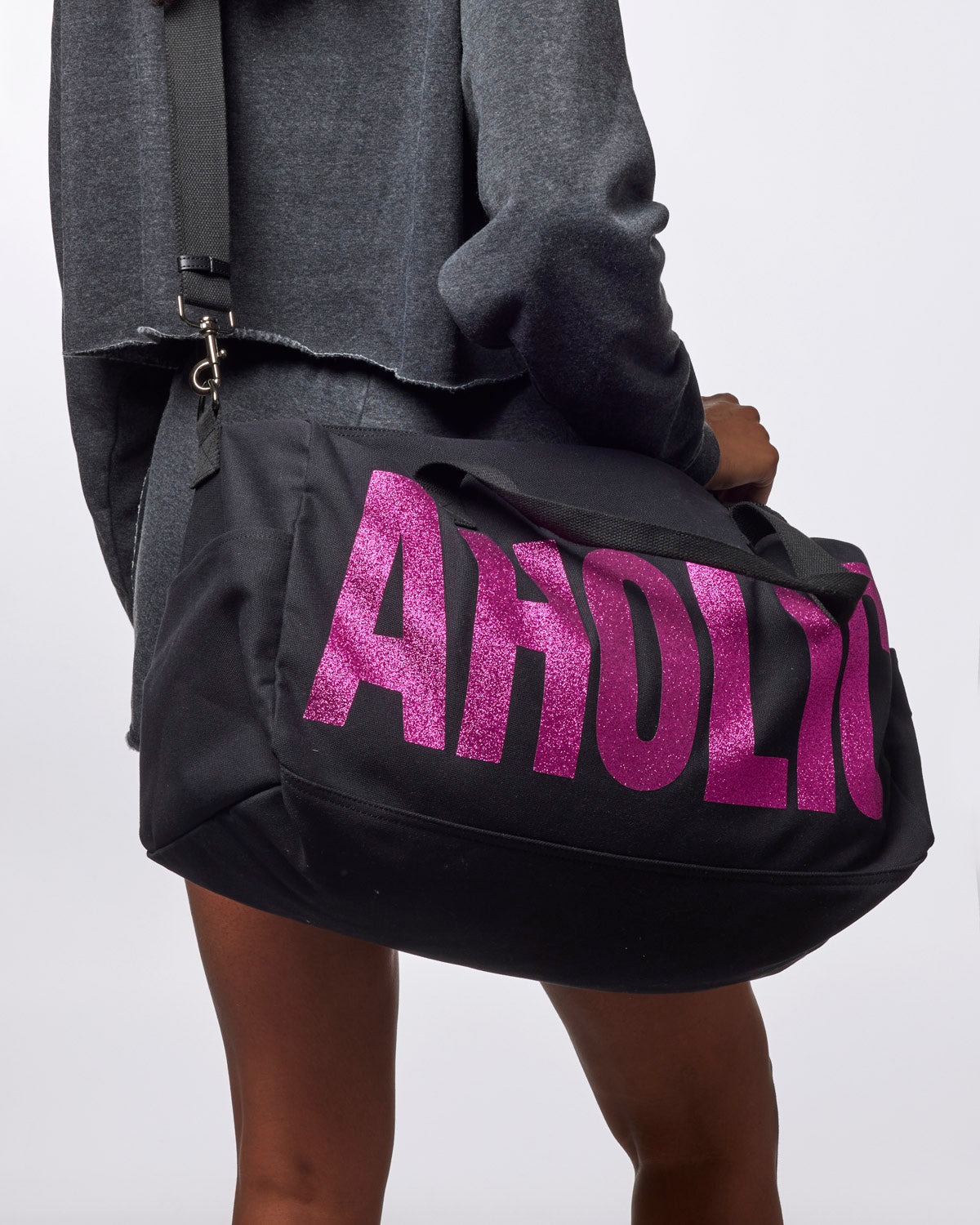 THE ORIGINAL CANVAS DUFFLE BAG - BLACK PINK