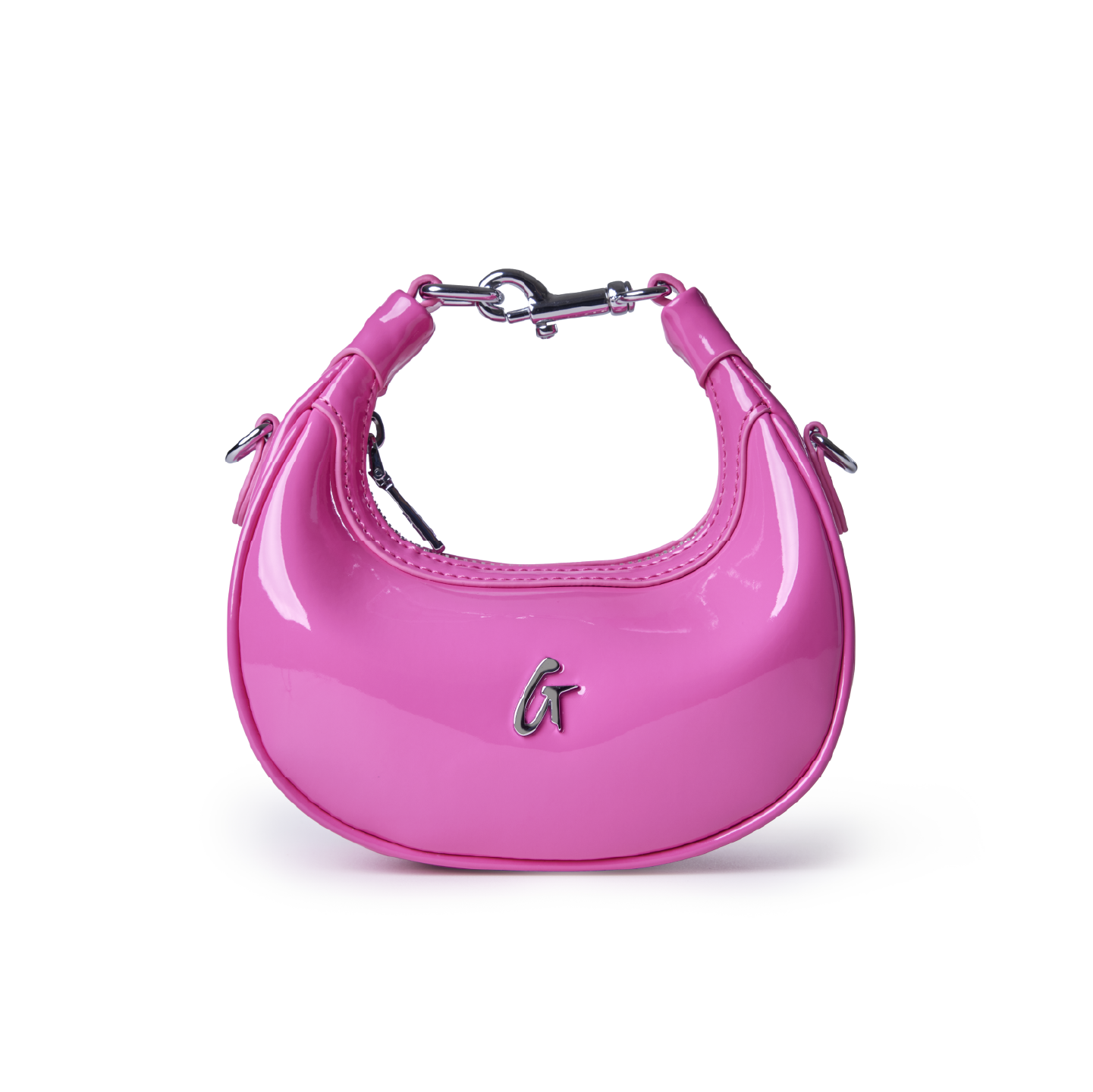 NANO MIRROR HOBO BAG - MIRROR HOT PINK