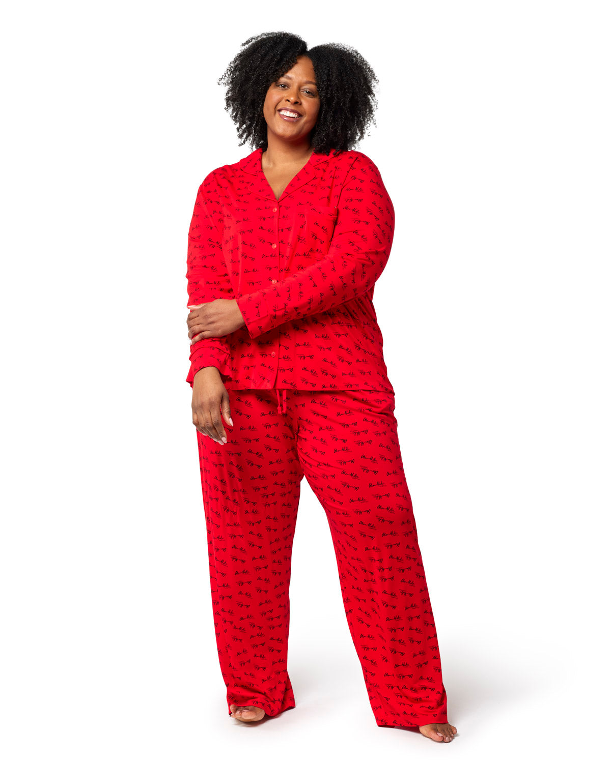 SIGNATURE PAJAMAS LONG - RED