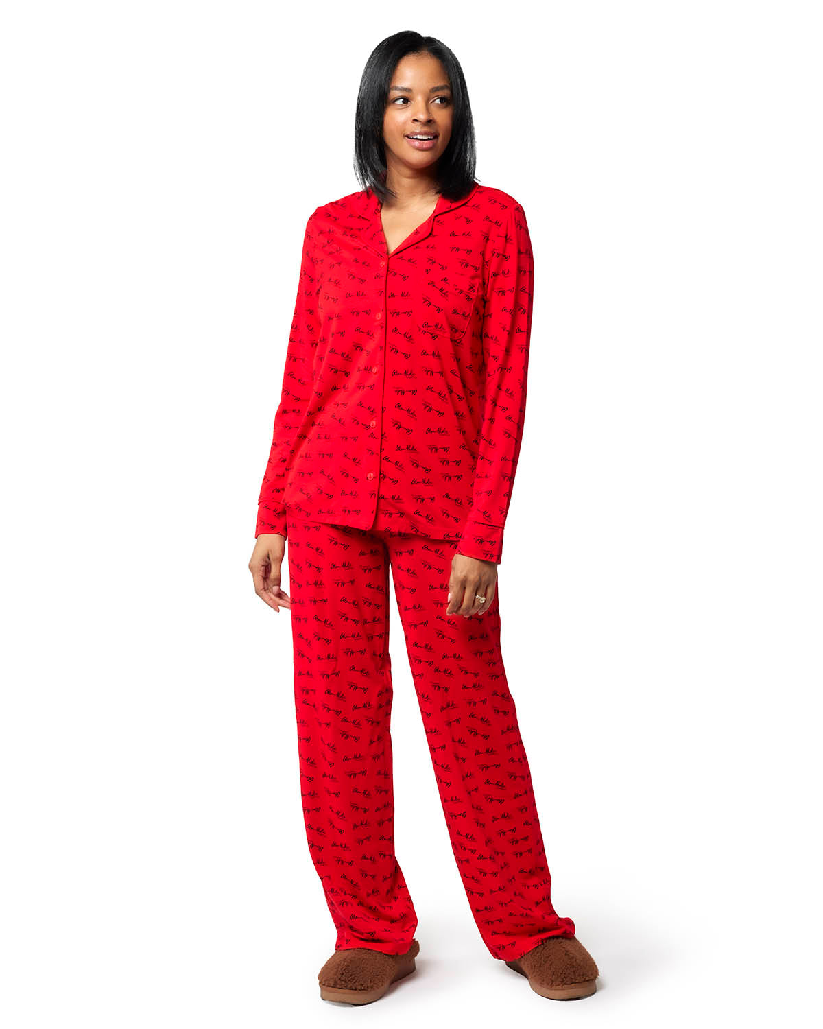 SIGNATURE PAJAMAS LONG - RED