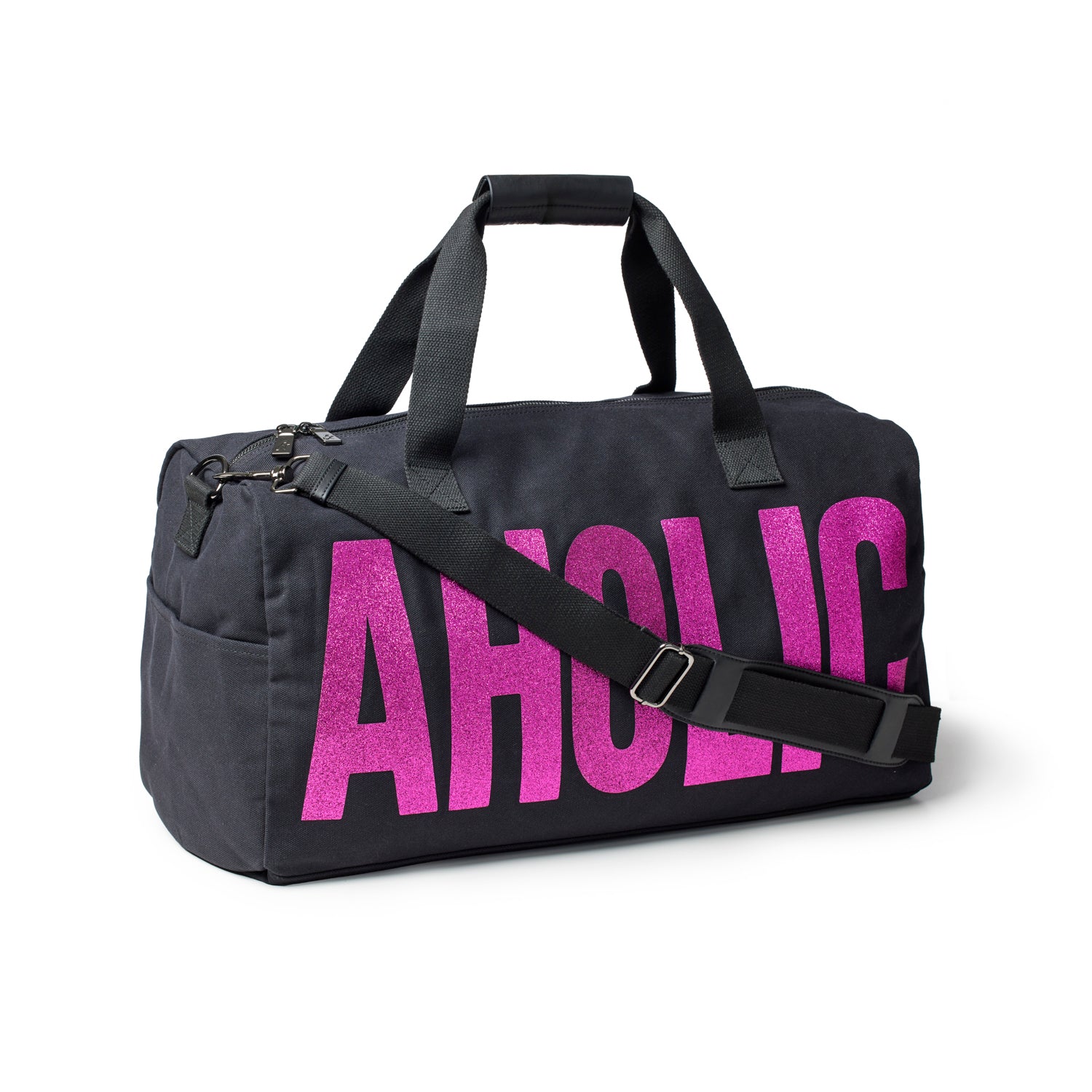 THE ORIGINAL CANVAS DUFFLE BAG - BLACK PINK