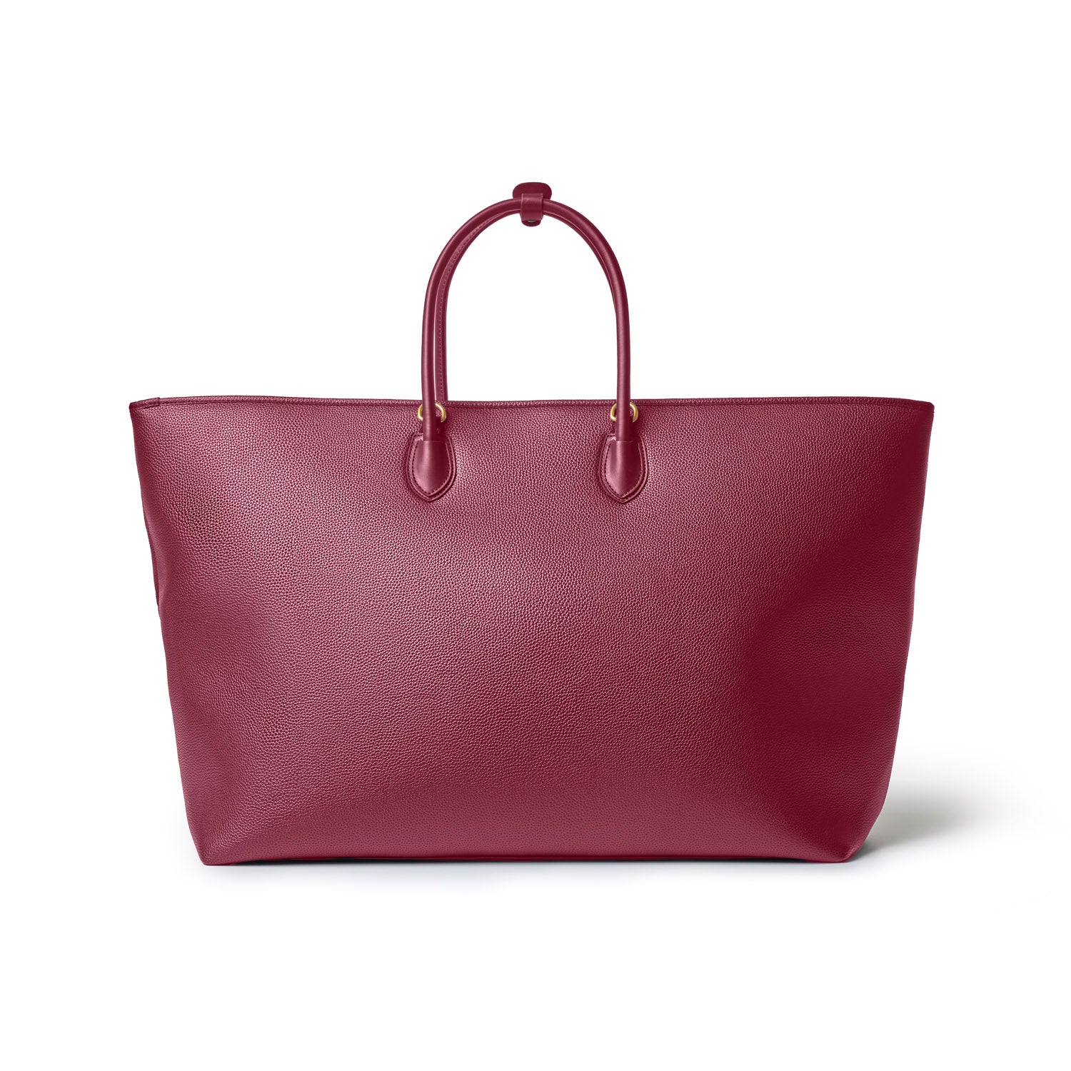 バッグ AWW magazine TOTE BIG BURGUNDY Jumbo Pebble Tote Bag | Burgundy | Premium Vegan Leather | Glam