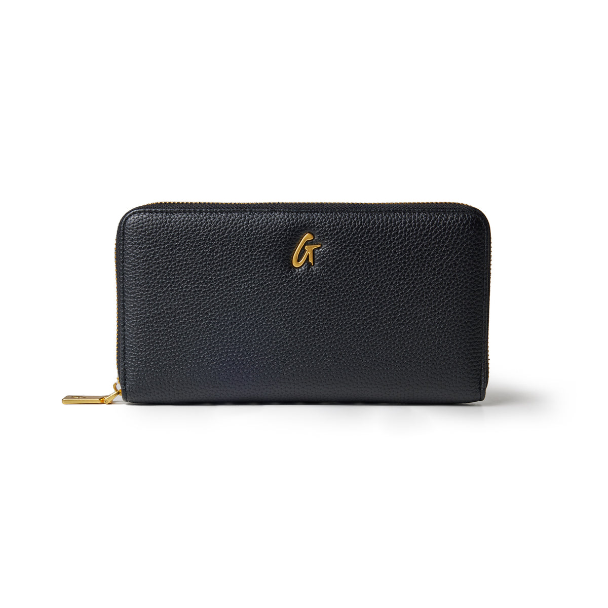 Glam-Aholic Lifestyle Pebble Jumbo Wallet Black Vegan