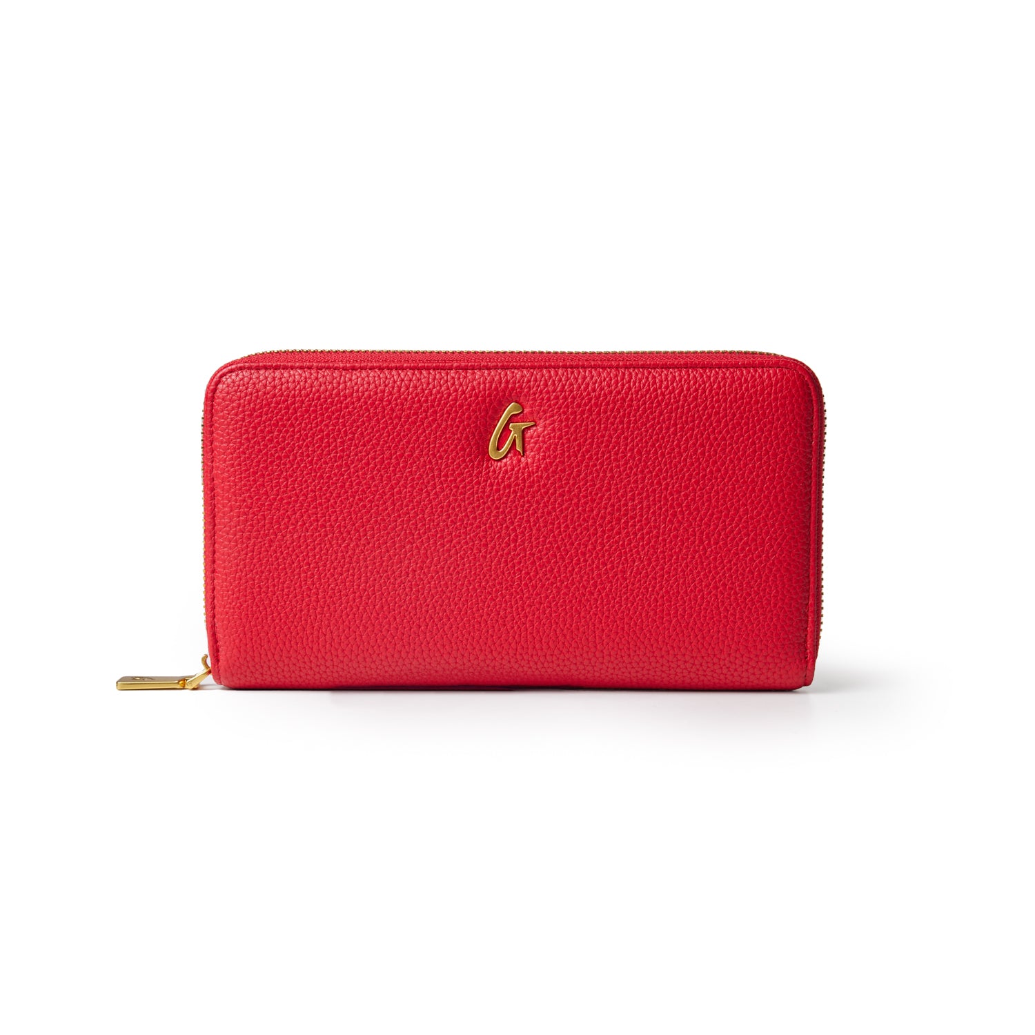 PEBBLE JUMBO WALLET RED