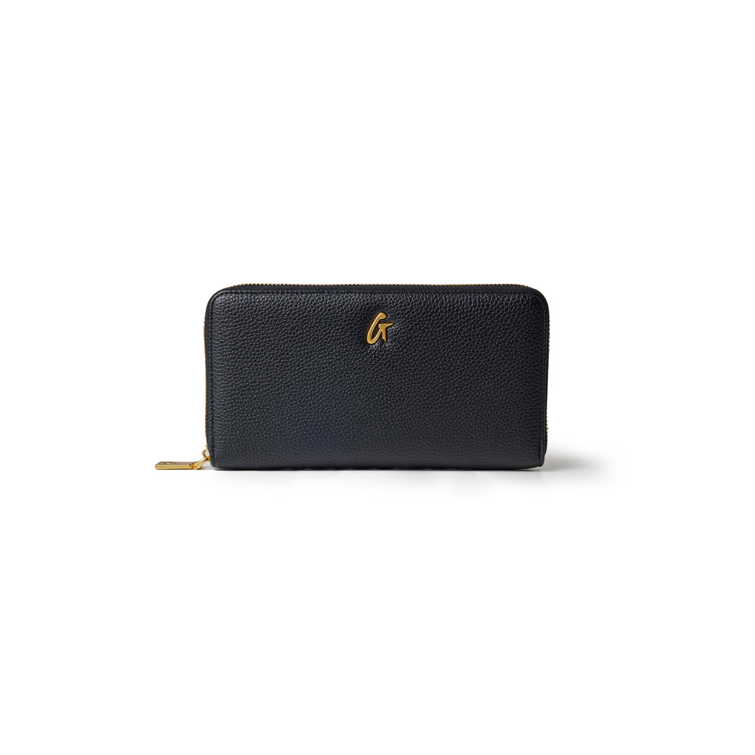 PEBBLE JUMBO WALLET BLACK