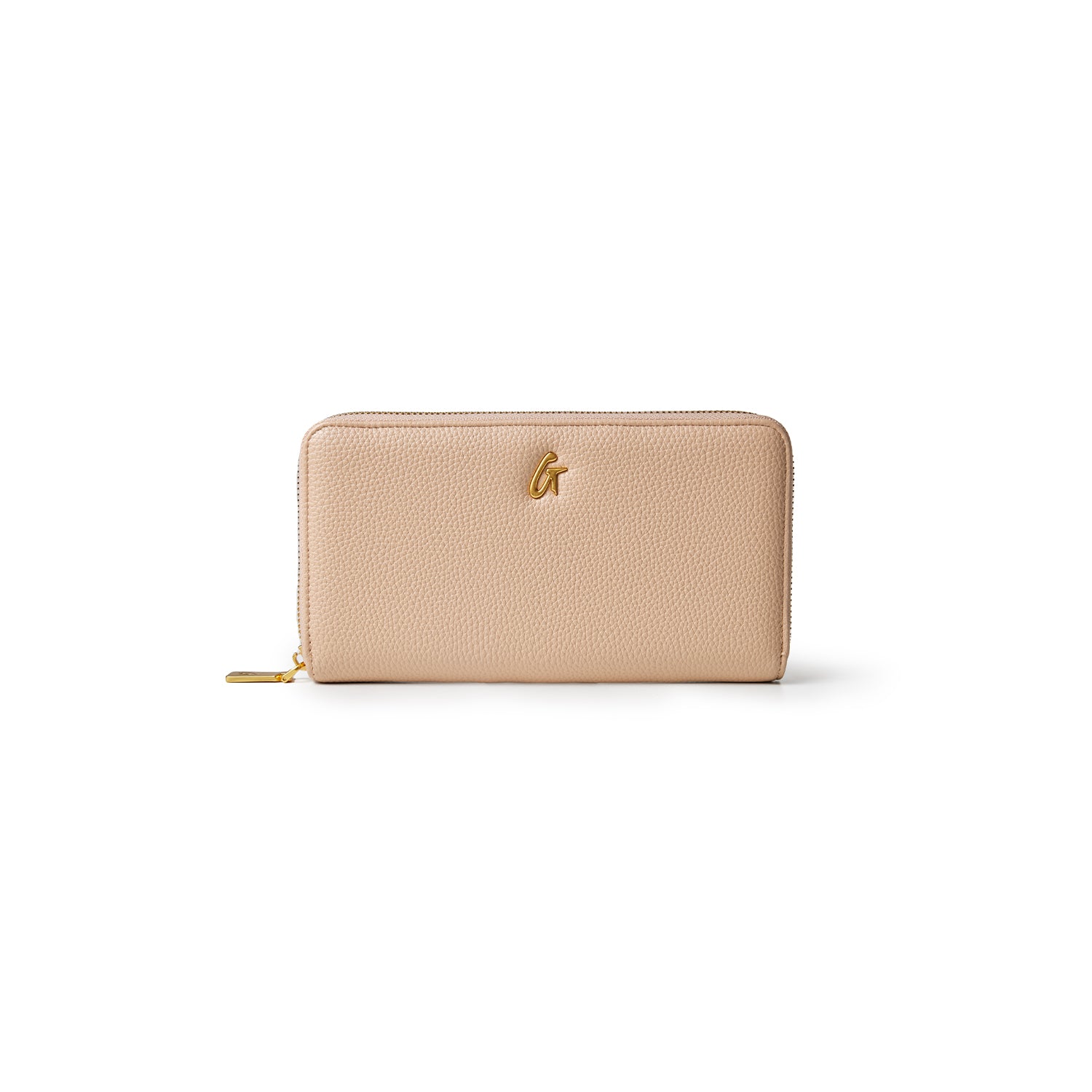 PEBBLE JUMBO WALLET NUDE