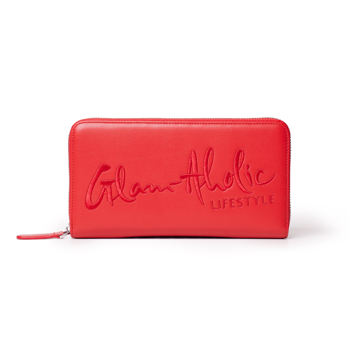 SIGNATURE LOGO JUMBO WALLET RED