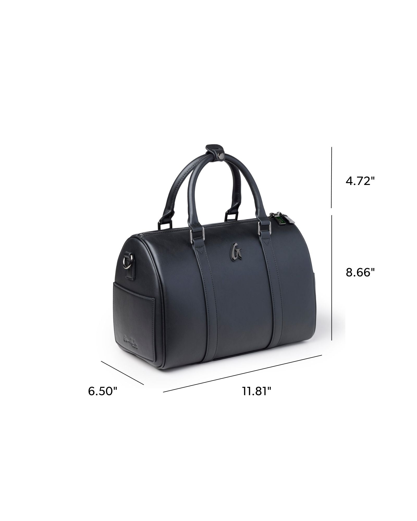 Large black Gal Boston bag featuring a sleek design, sturdy handles, and ample storage space for everyday essentials.