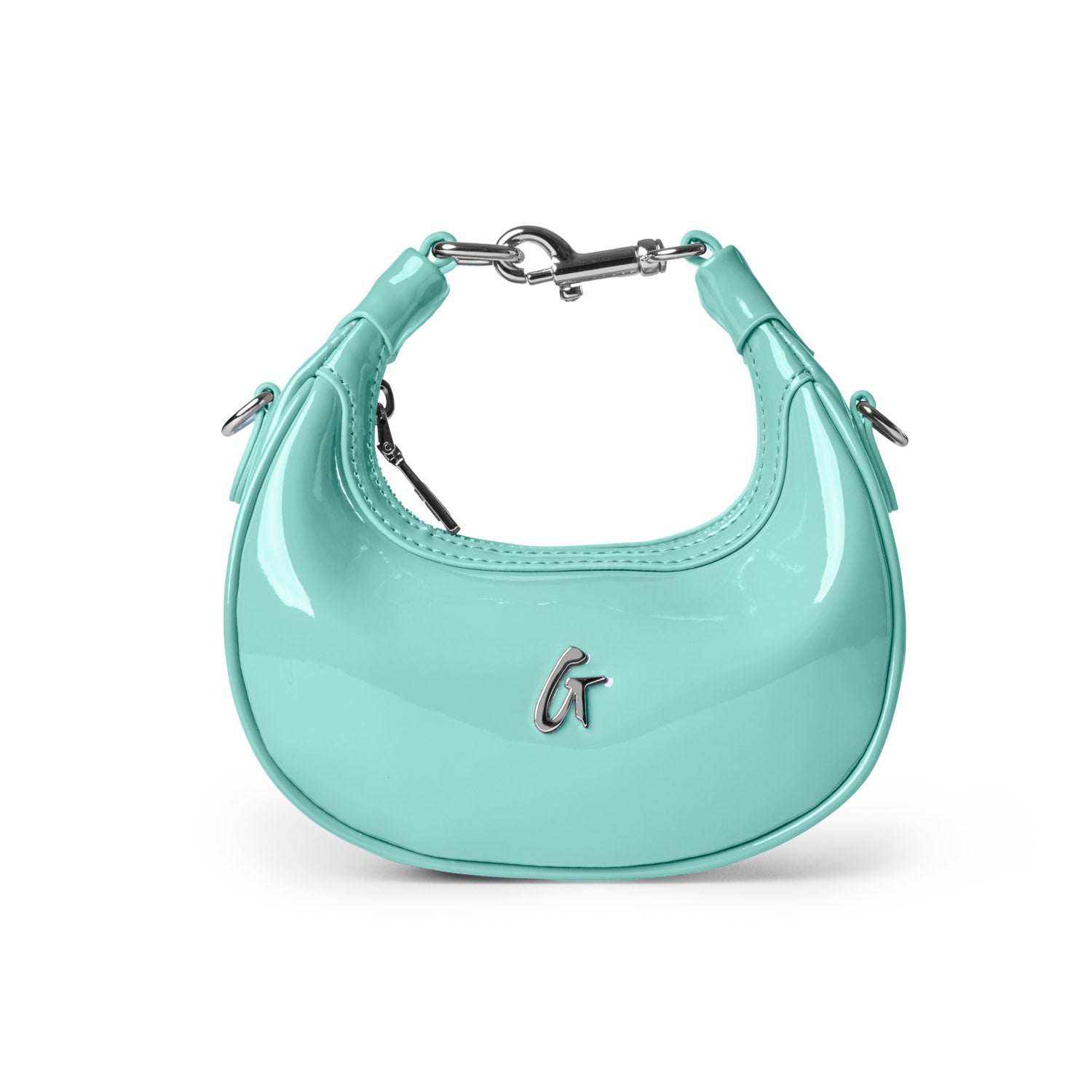 NANO MIRROR HOBO BAG - MIRROR TEAL