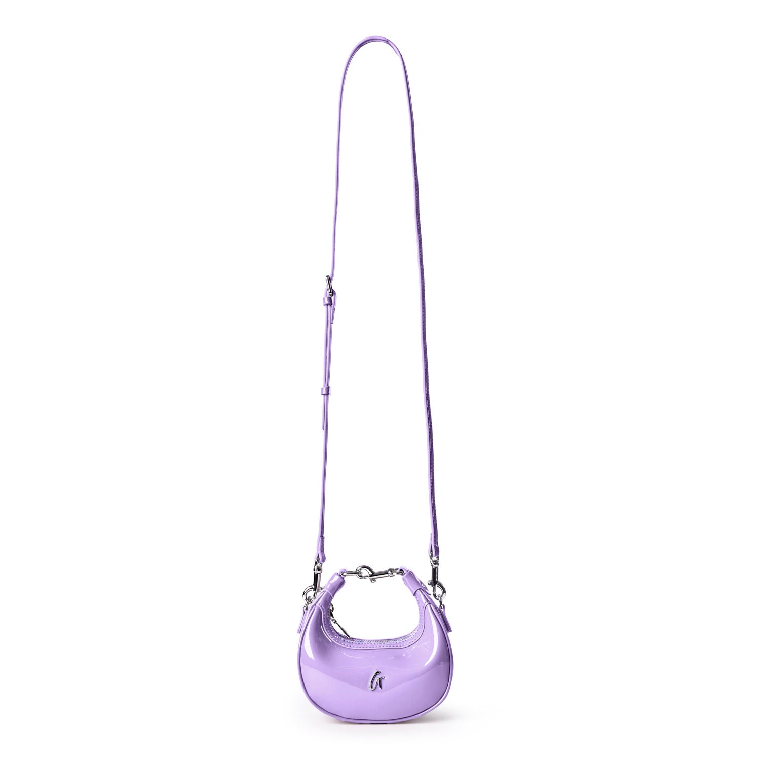 NANO MIRROR HOBO BAG - MIRROR LAVENDER