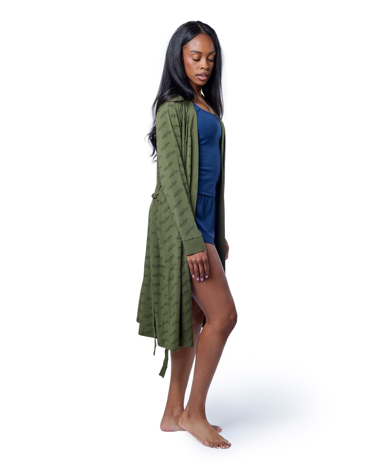 SIGNATURE LUXE ROBE - GREEN